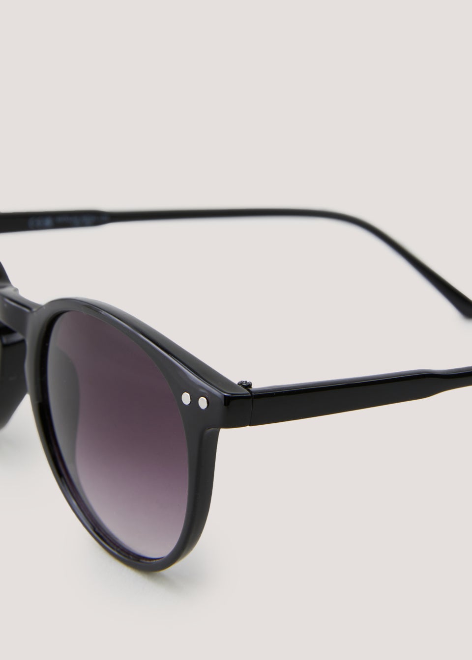 Black Classic Round Sunglasses Matalan