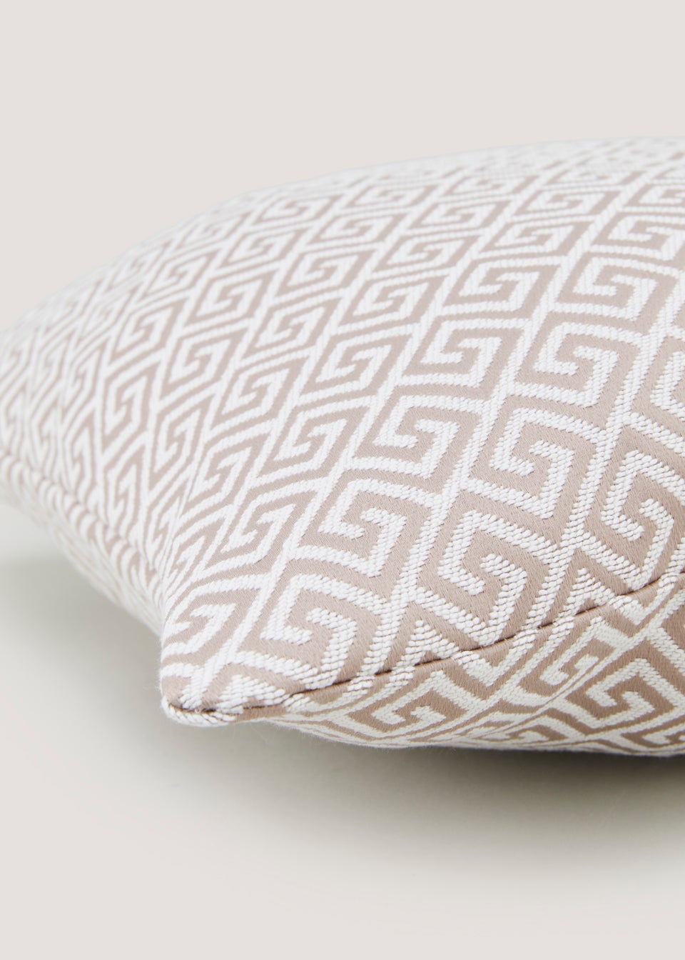 Pink Maze Jacquard Cushion (43cm x 43cm)