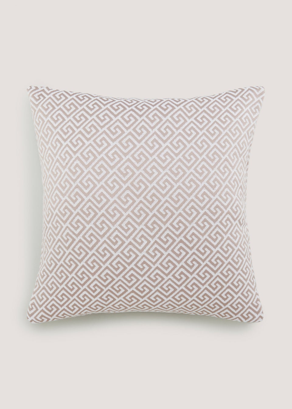 Pink Maze Jacquard Cushion (43cm x 43cm)