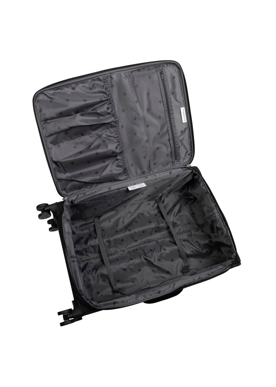 IT Luggage Precursor Black Suitcase Matalan