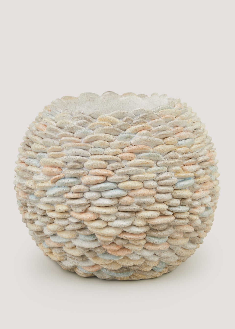 Large Resin Pebble Planter (30cm x 30cm x 24cm)