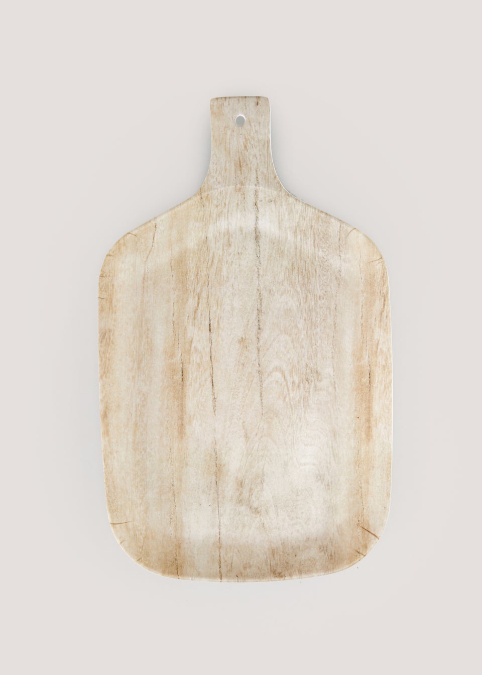 Wood Effect Melamine Paddle Outdoor Serving Platter (32cm x 19.5cm x 2cm)