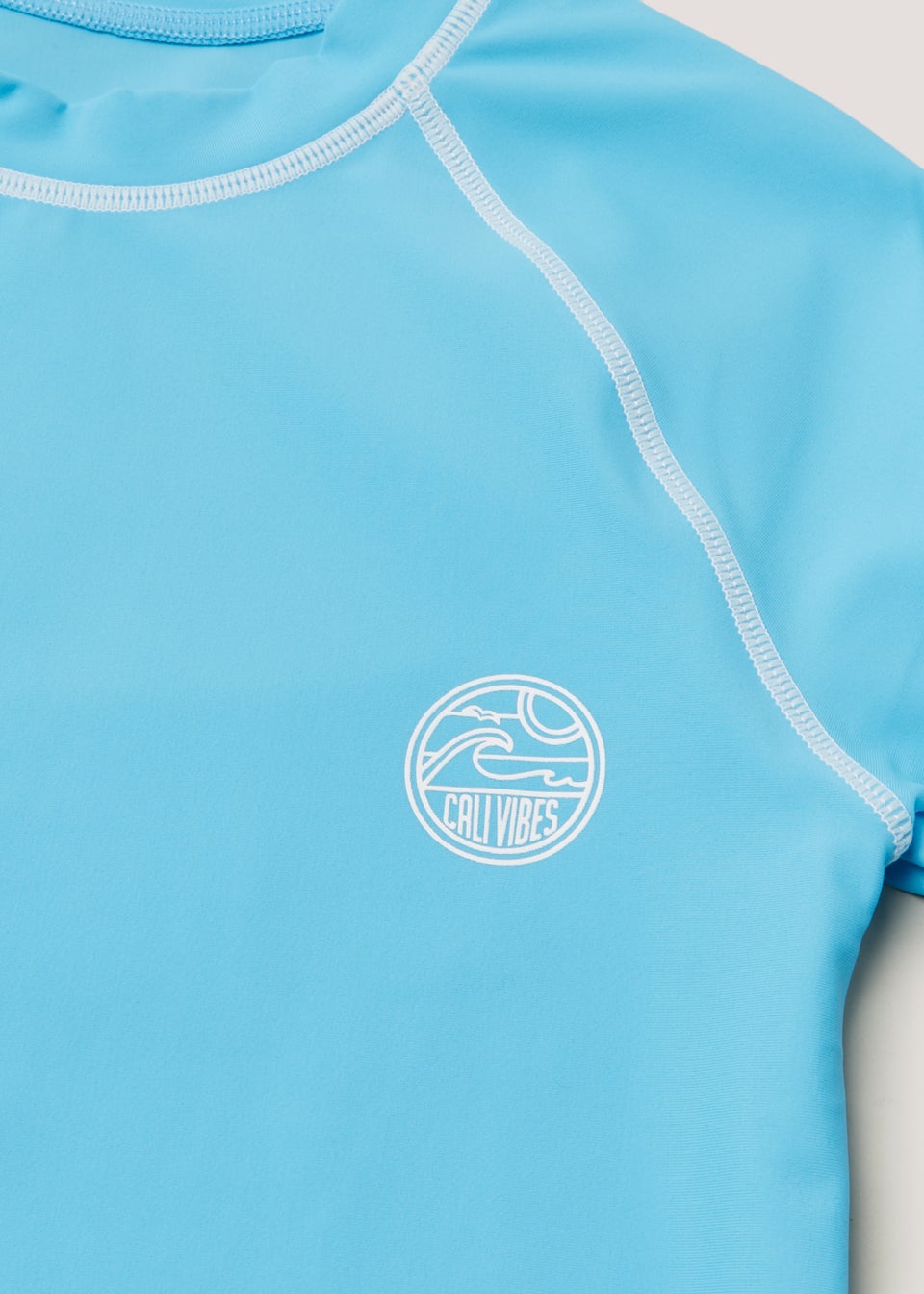 Boys Light Blue Rash Vest (3-13yrs)