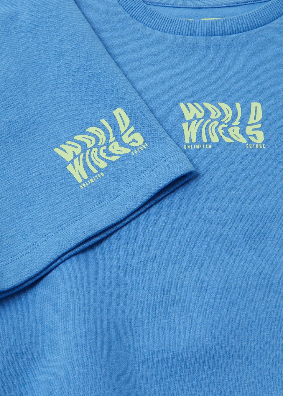 Blue Wave Sweatshirt & Shorts Set (4-13yrs)