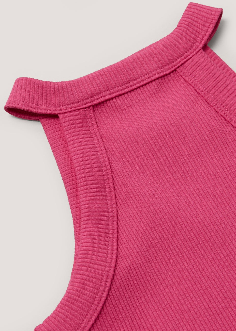 Girls Candy Couture Hot Pink Ribbed Dress (9-16yrs)