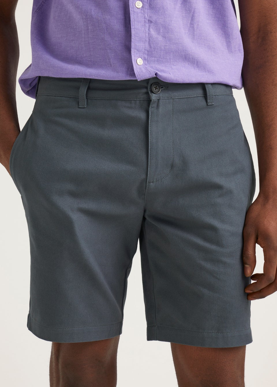 Grey Chino Shorts