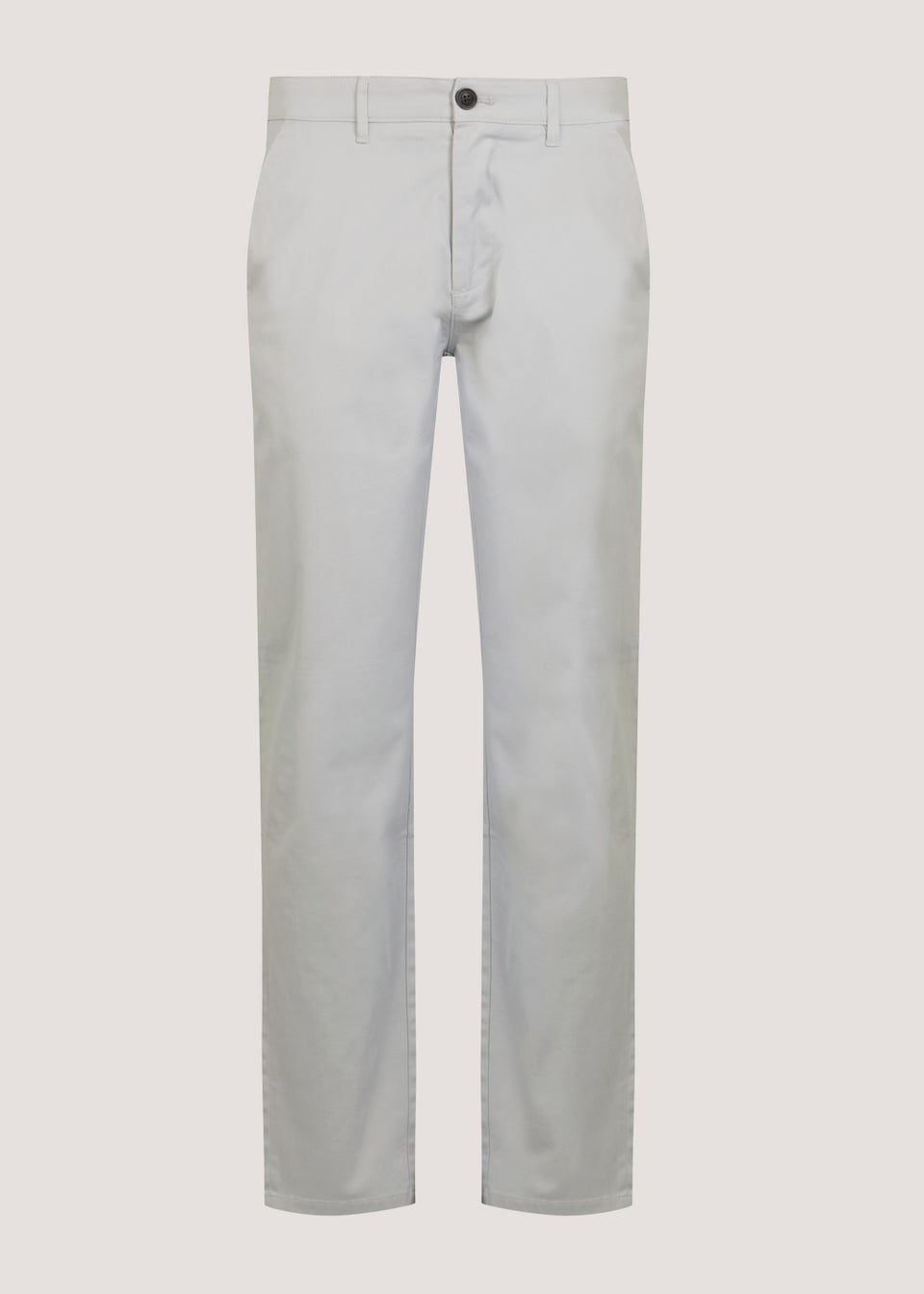 Ivory Straight Fit Stretch Chinos