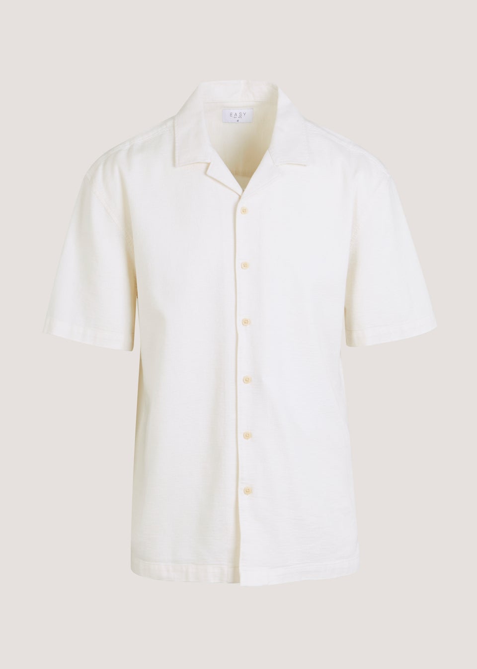 Ecru Revere Short Sleeve Shirt