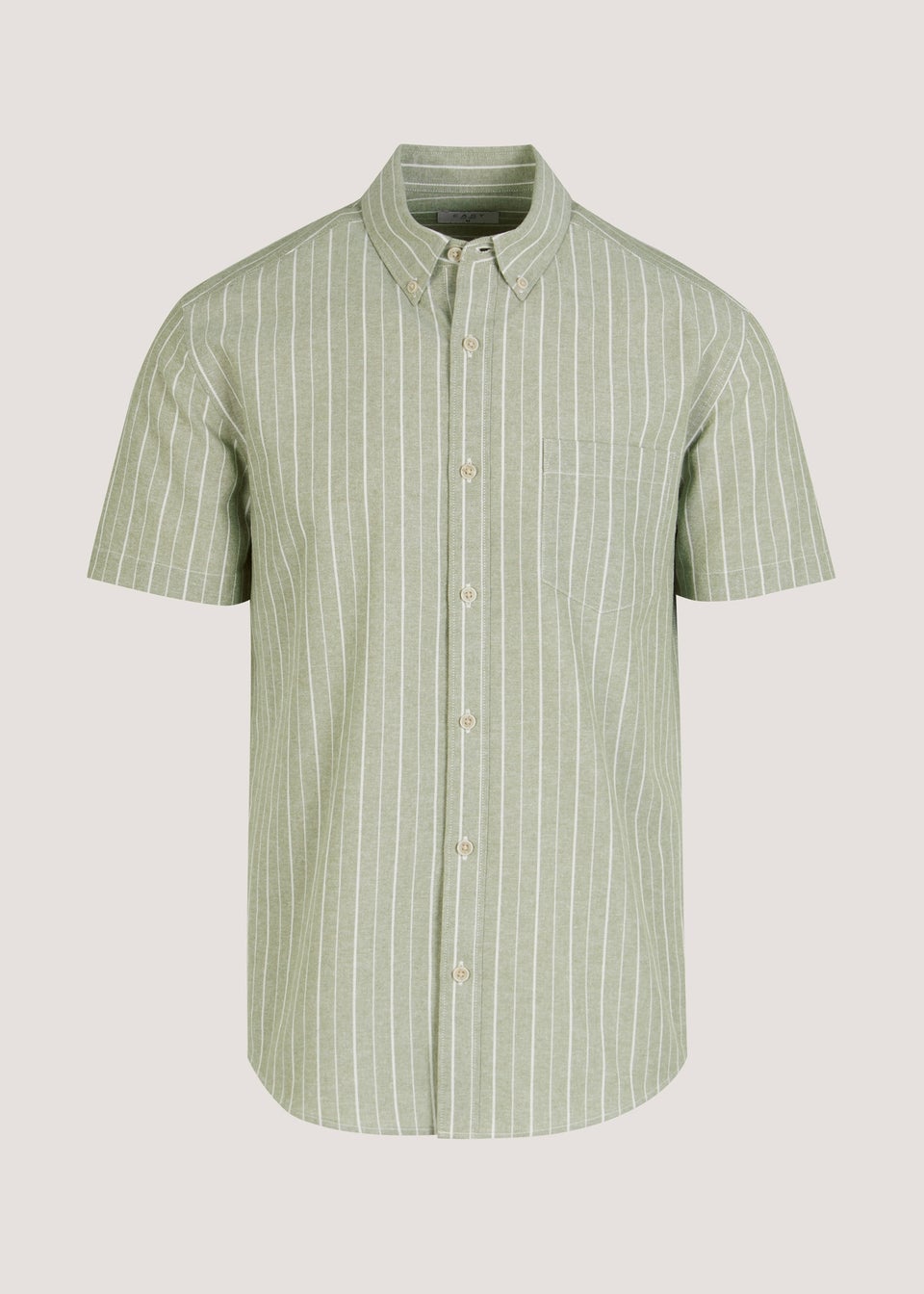 Green Stripe Short Sleeve Shirt
