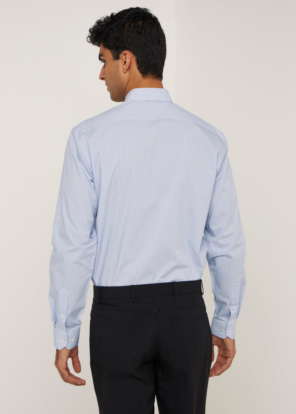 Taylor & Wright Blue Stripe Regular Fit Shirt