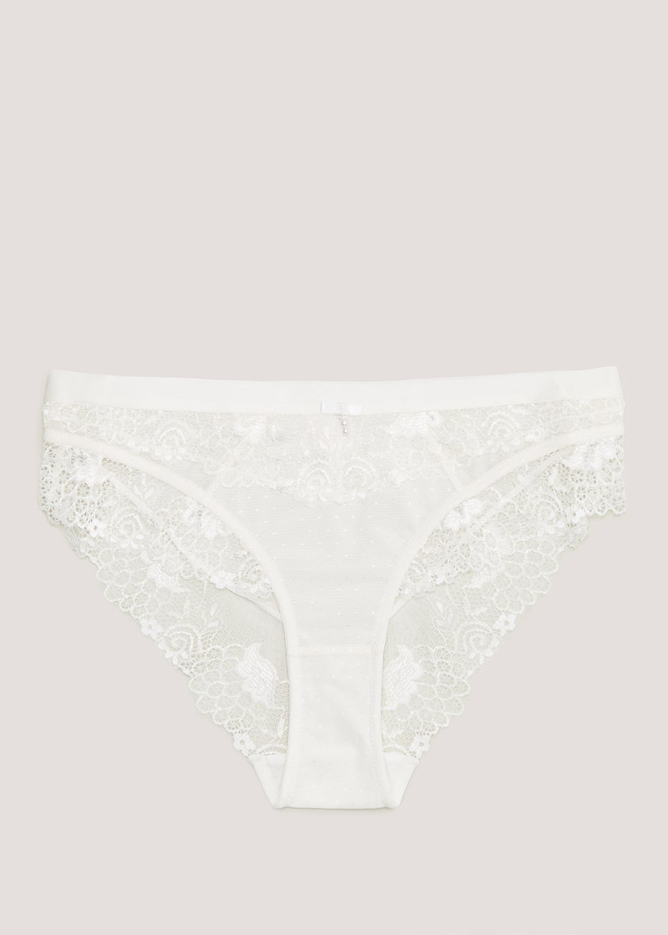 Cream Lace Bridal Knickers