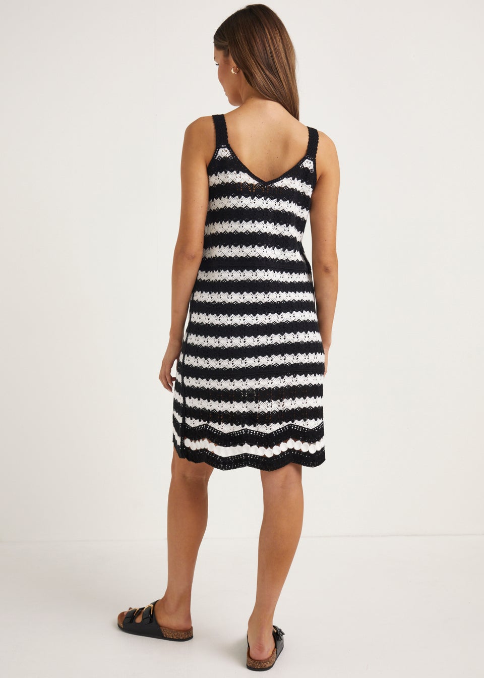 Striped hot sale dress matalan