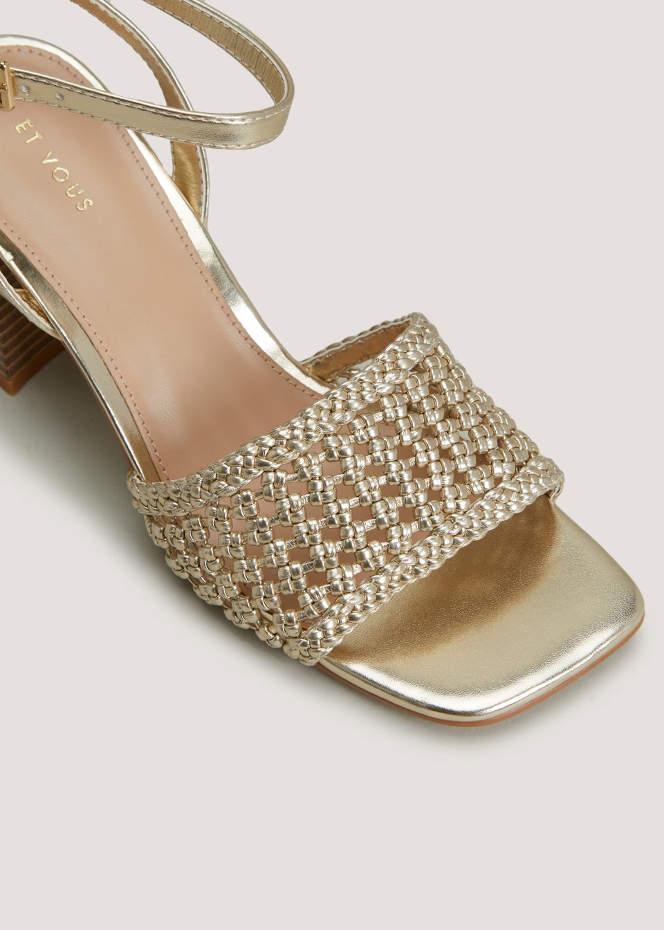 Gold shoes top matalan