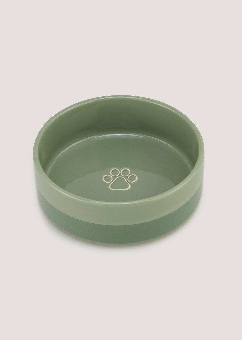 Green Ceramic Pet Bowl (15cm)