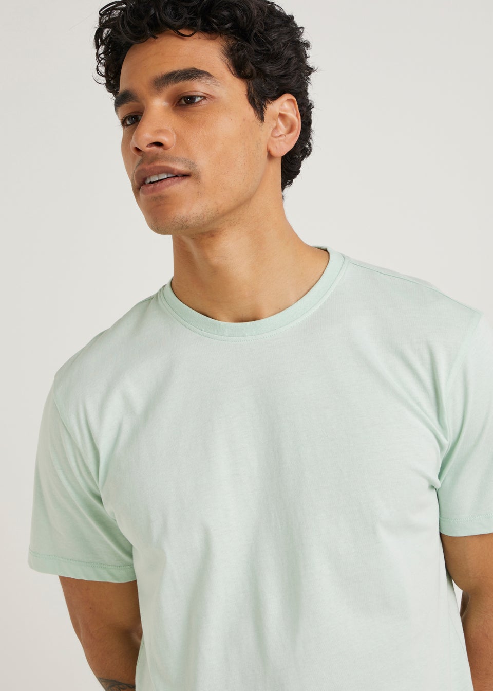 Mint Green Essential Crew Neck T-Shirt
