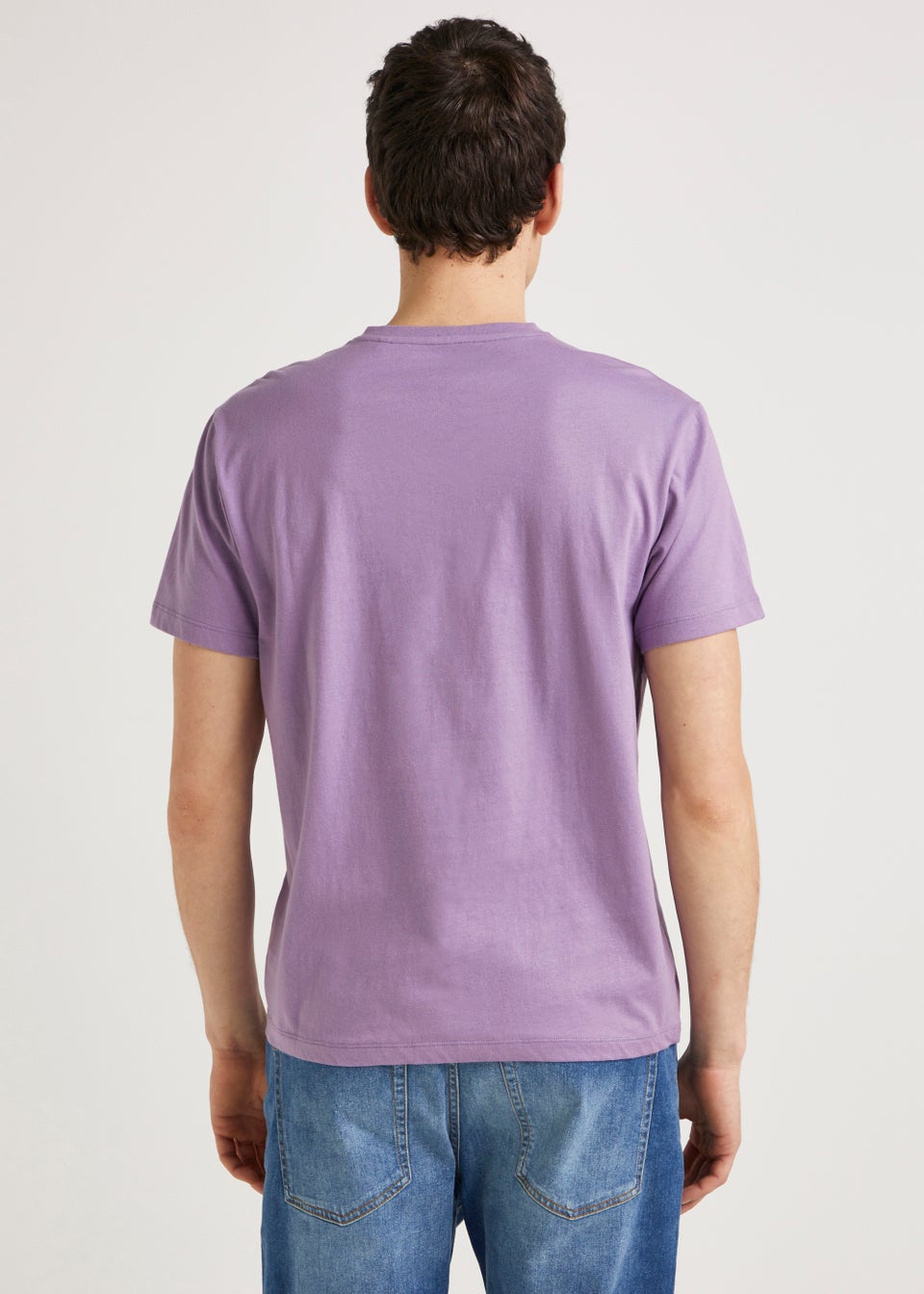 Lilac Essential V-Neck T-Shirt - Matalan