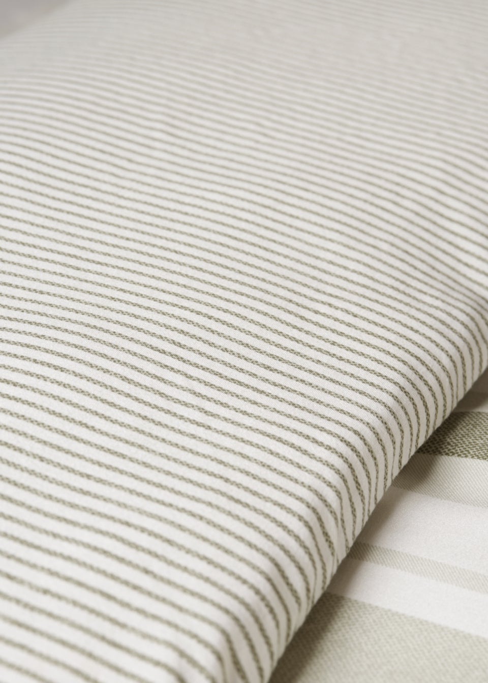 Green Stripe Duvet Cover