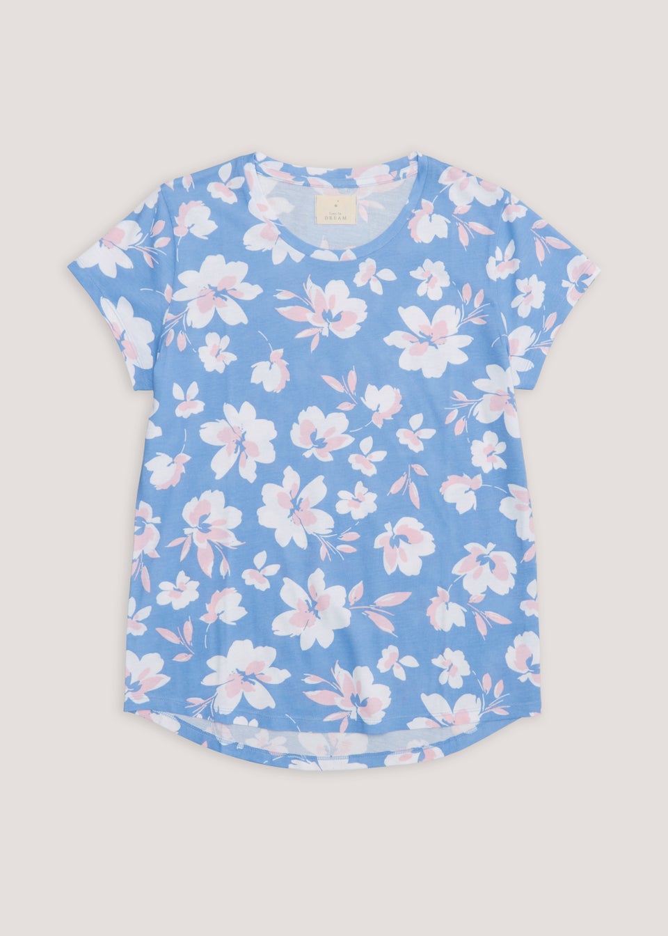 Blue Floral Modal Pyjama Top