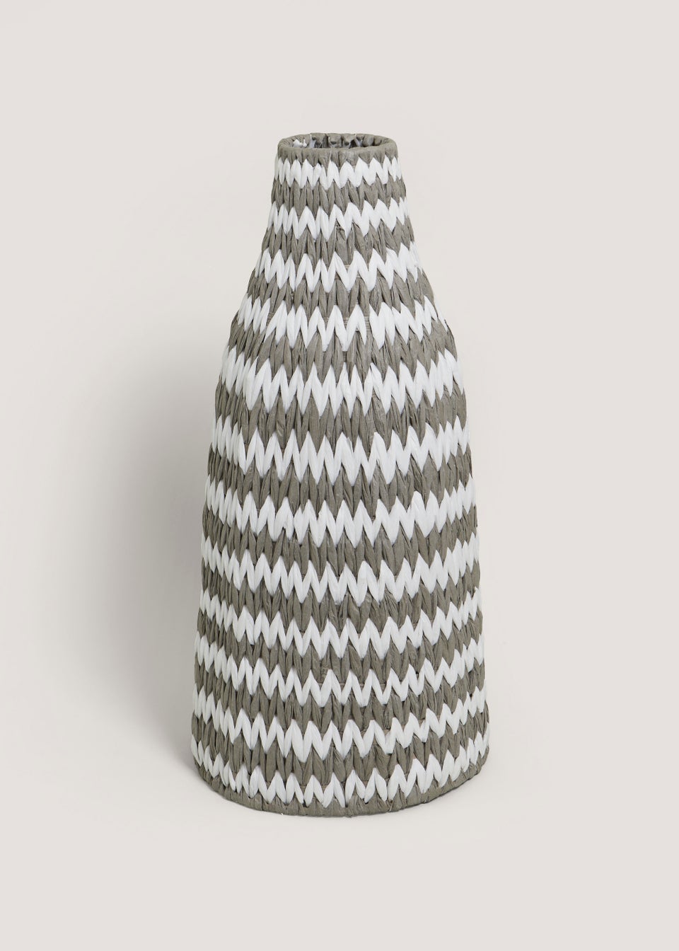 Grey Woven Paper Vase (60cm)