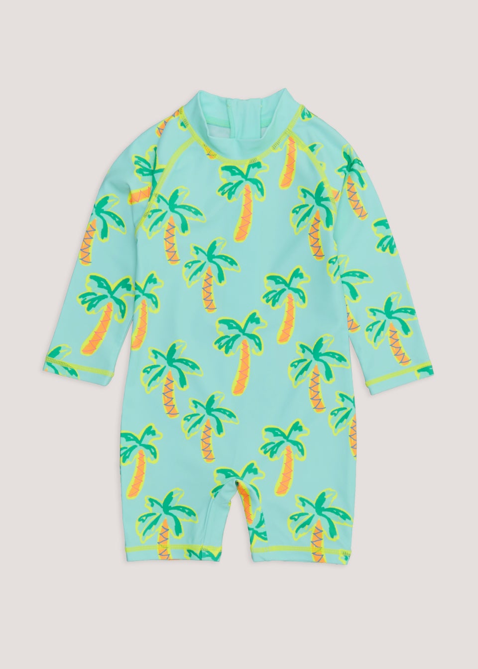 Boys Blue Palm Tee Surf Suit 9mths 6yrs