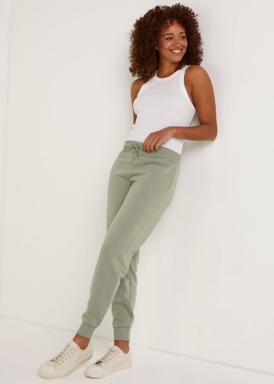 Tapered khaki hotsell joggers