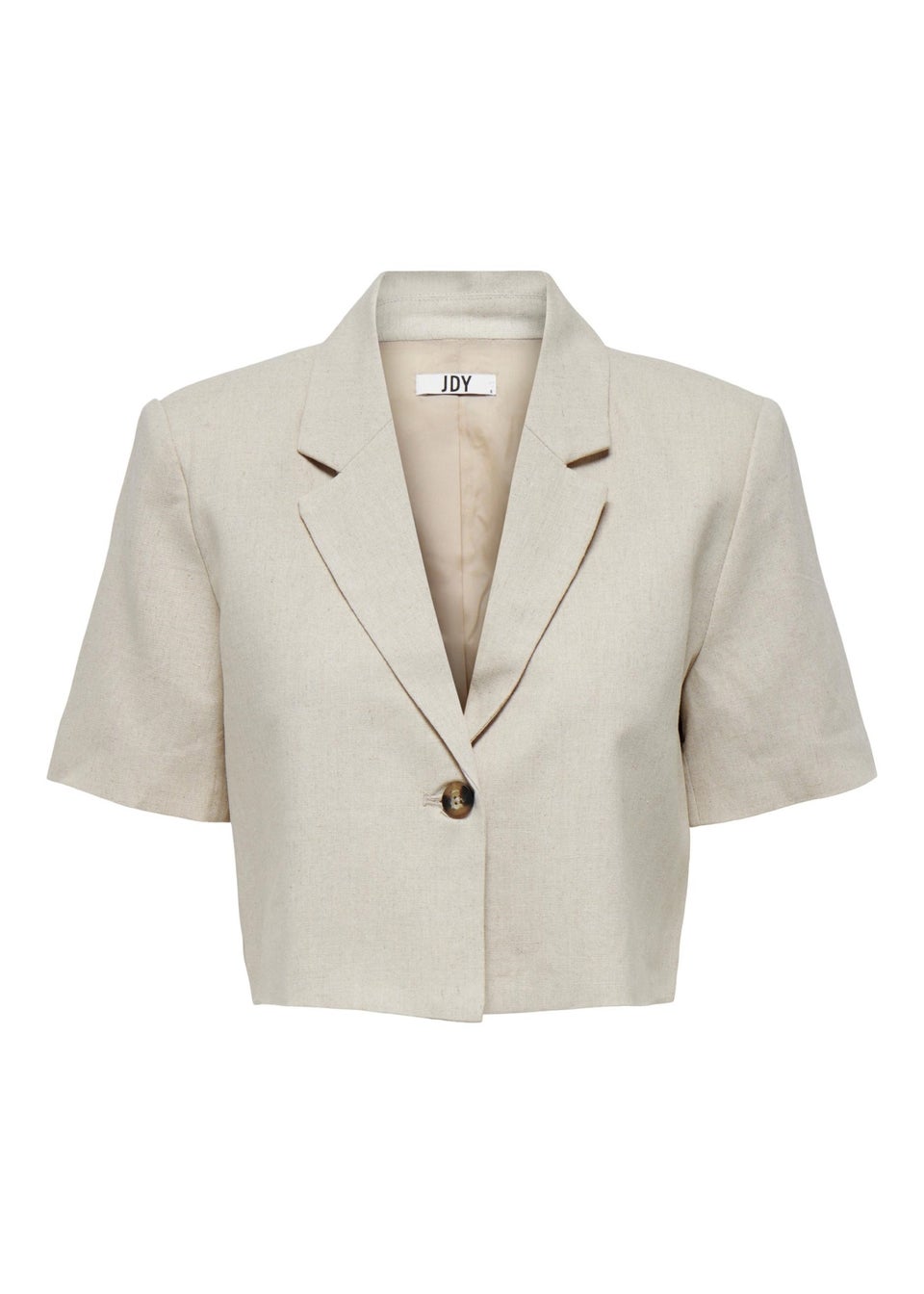 JDY Say Oatmeal Cropped Top
