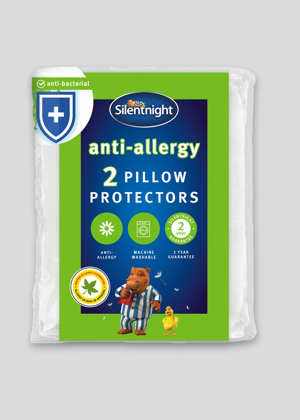 Silentnight Anti Allergy Pillow Protector Pair