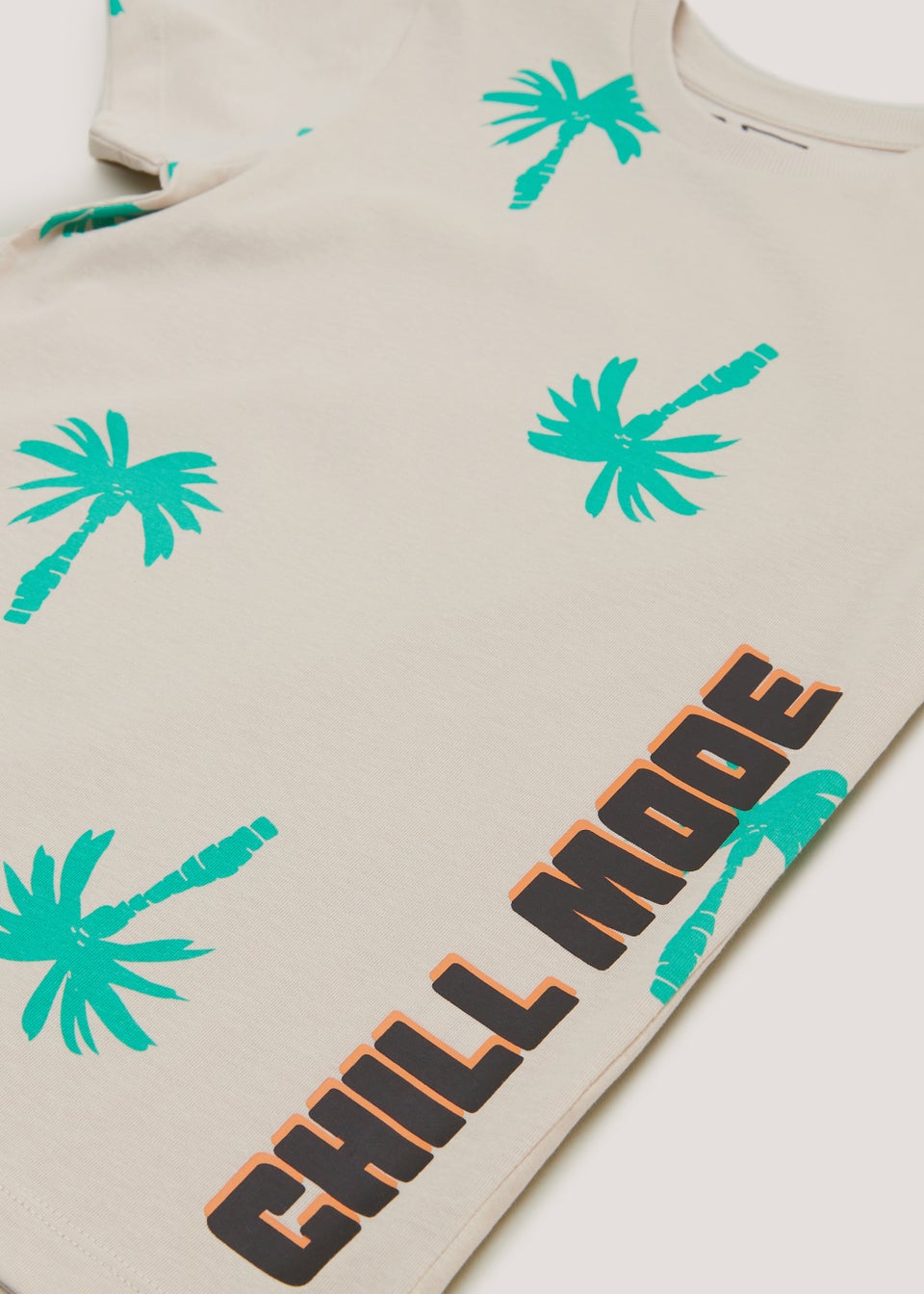Boys Stone Palm Print T-Shirt (4-13yrs)