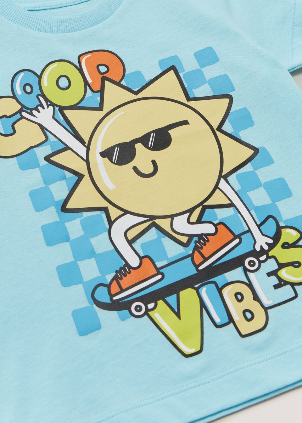 Boys Blue Good Vibes T-Shirt (9mths-6yrs)