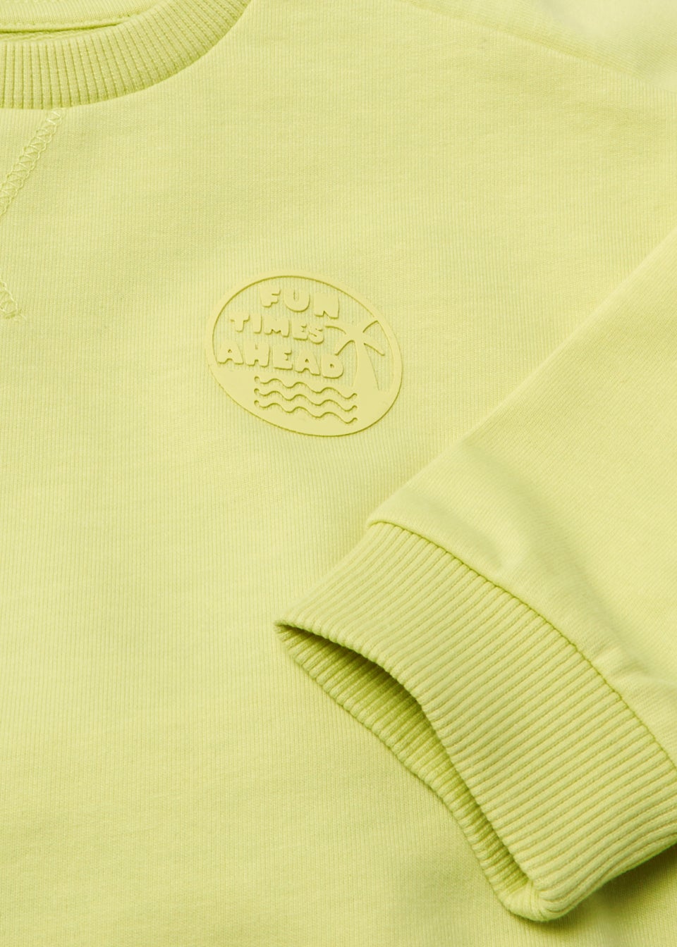 Boys Lime Fun Times Sweatshirt & Shorts Set (9mths-6yrs)
