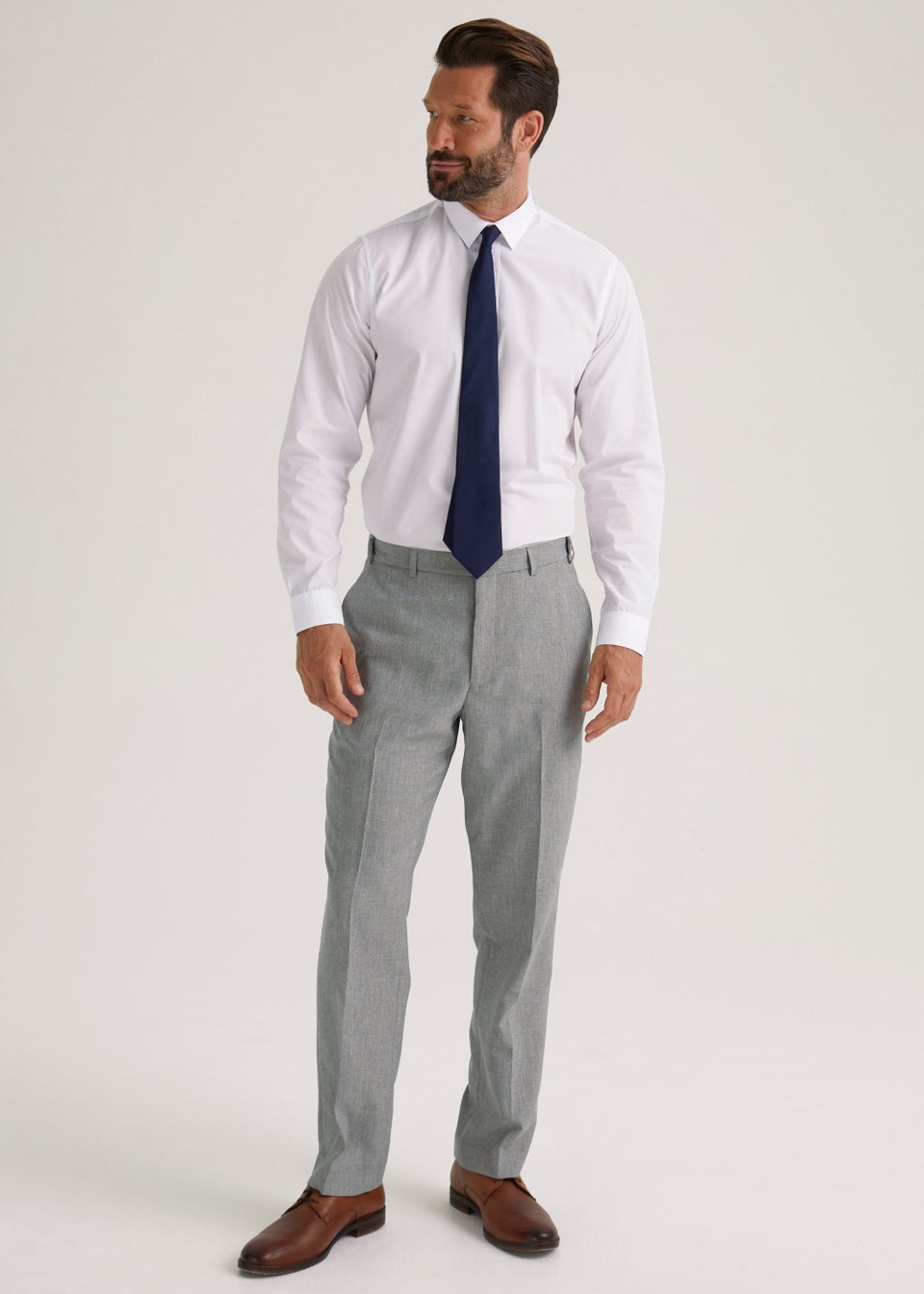 Pantalon Homme Taylor & Wright Gris/noir Taille 32/31 - Occasion Très Bon état, Matière Polyester, Plissé