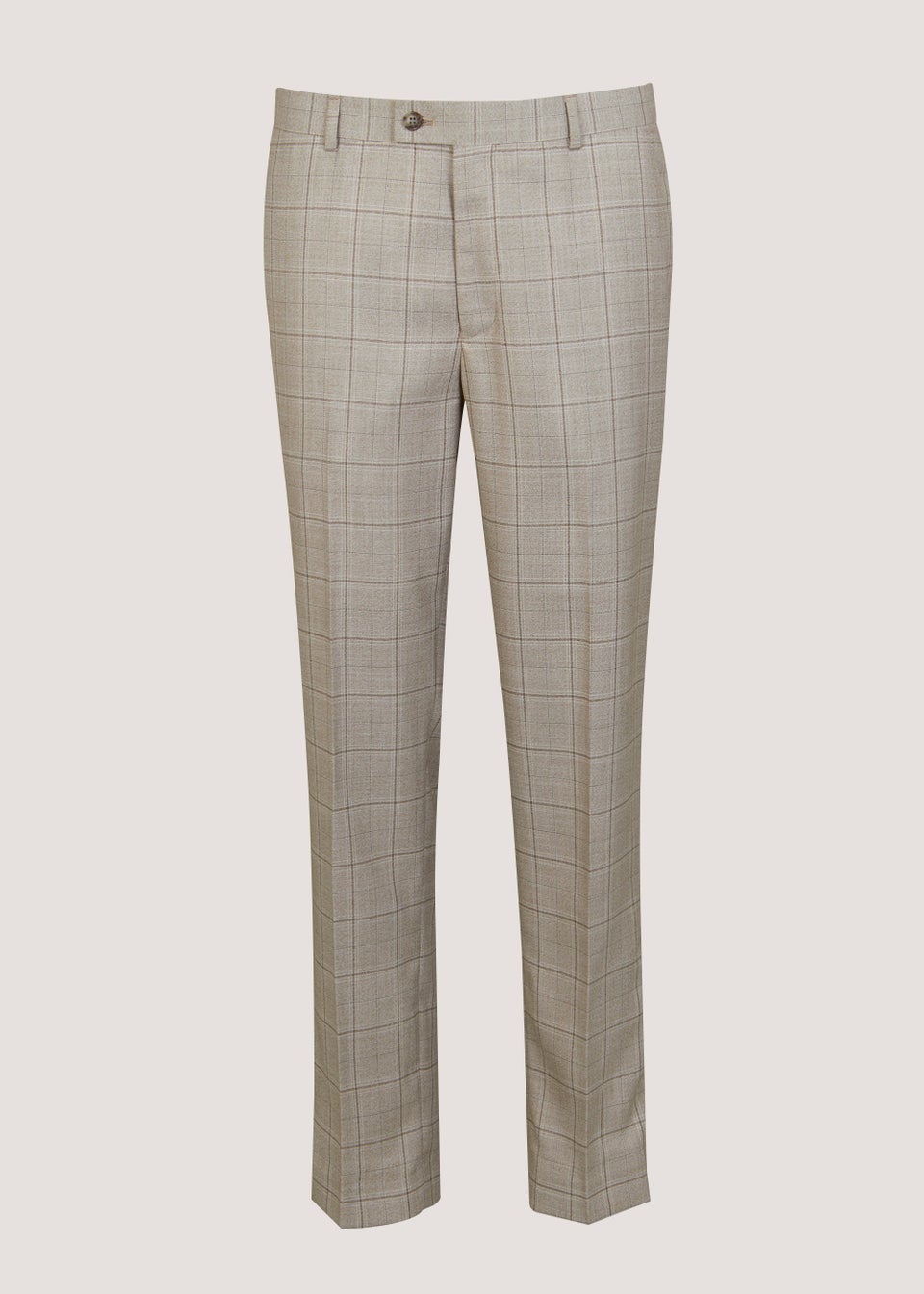 Taylor & Wright Hoffman Brown Tailored Fit Suit Trousers