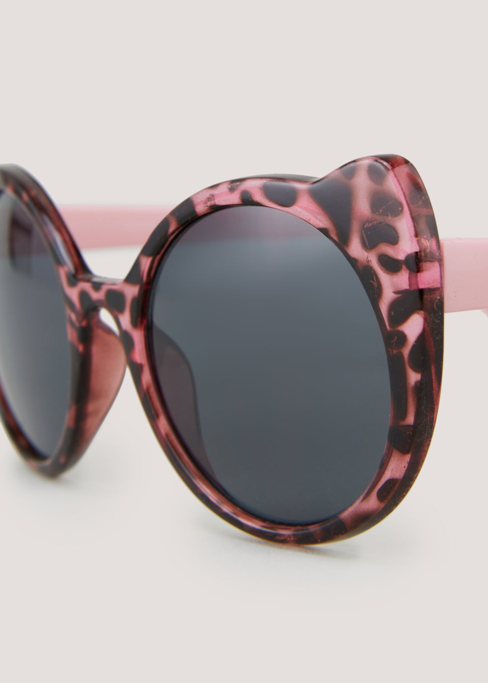 Kids Brown Leopard Cat Eye Sunglasses (3-10yrs)