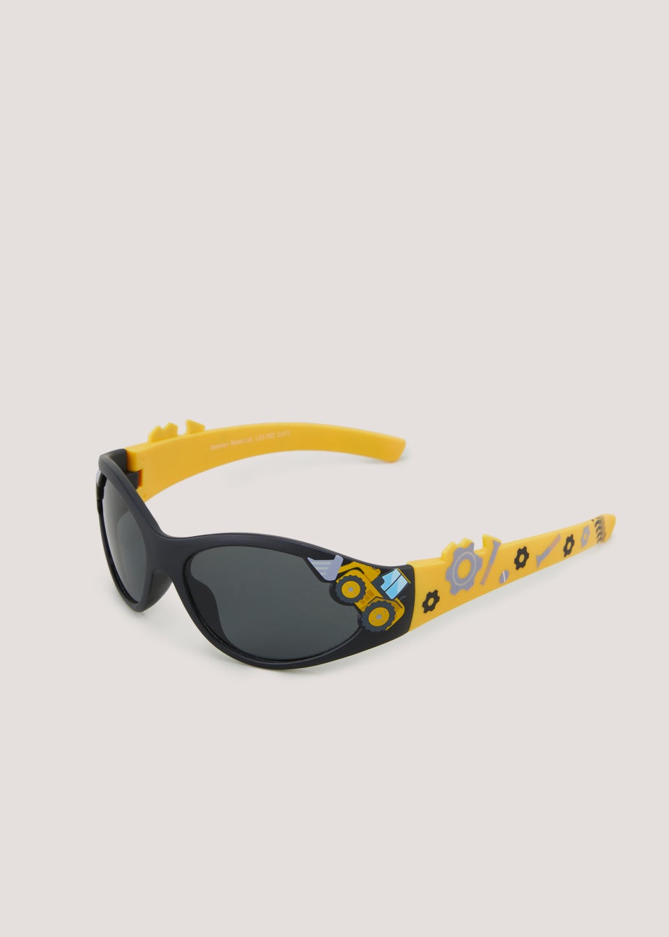 Kids Black Digger Sunglasses (3-10yrs)