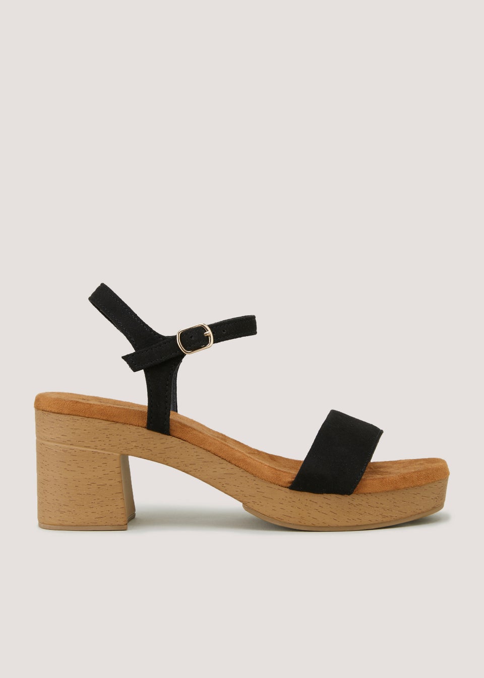 Soleflex Black Single Strap Clogs