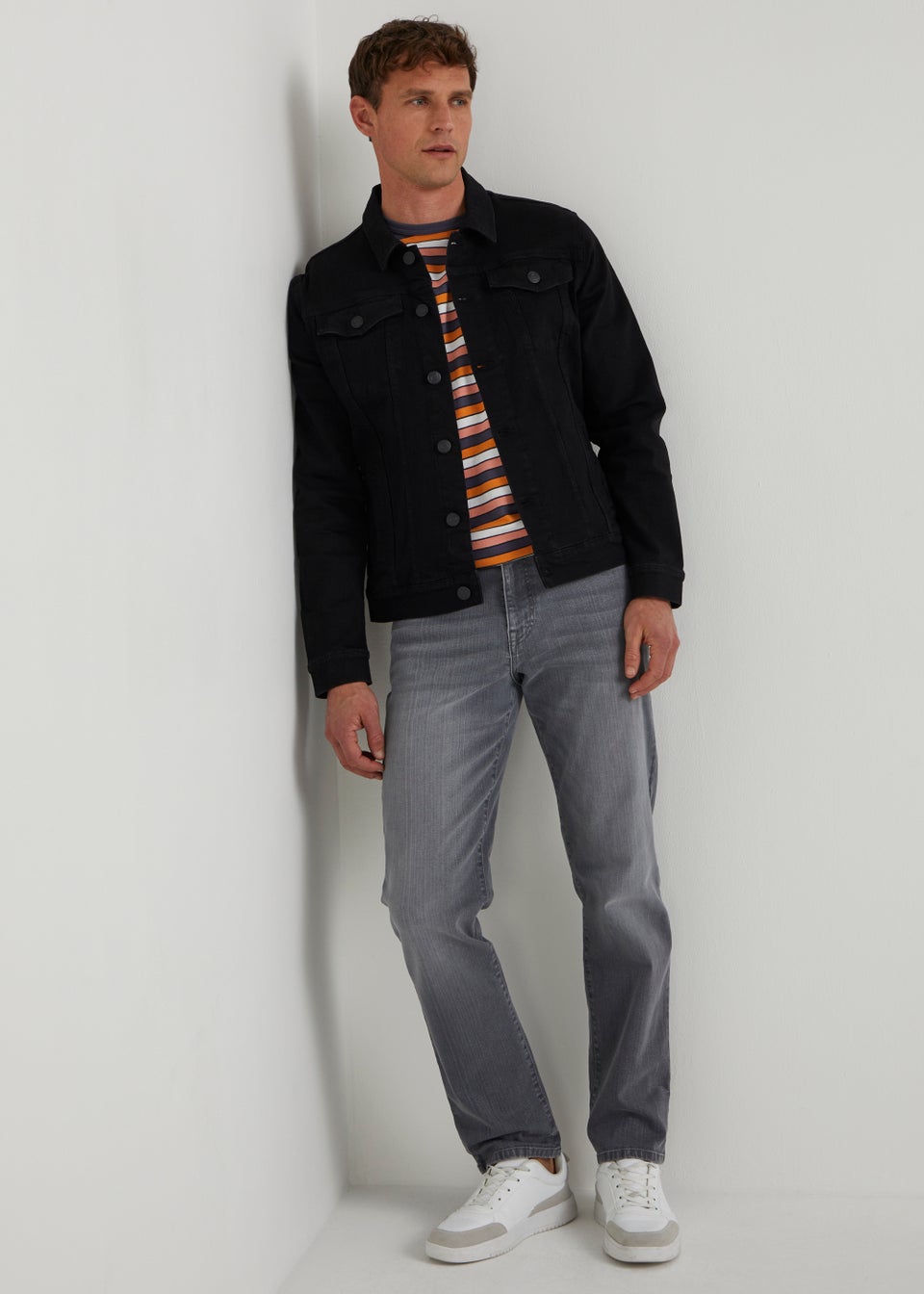 Matalan black denim jacket cheap