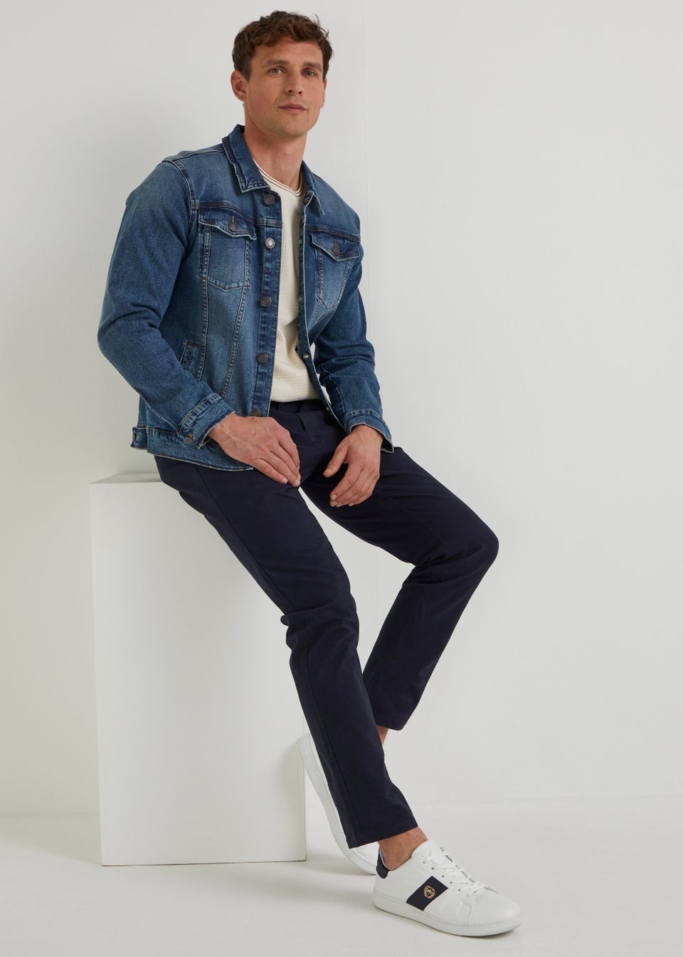Matalan denim jacket mens store