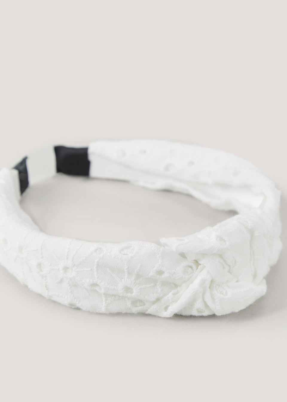 White Broidery Headband