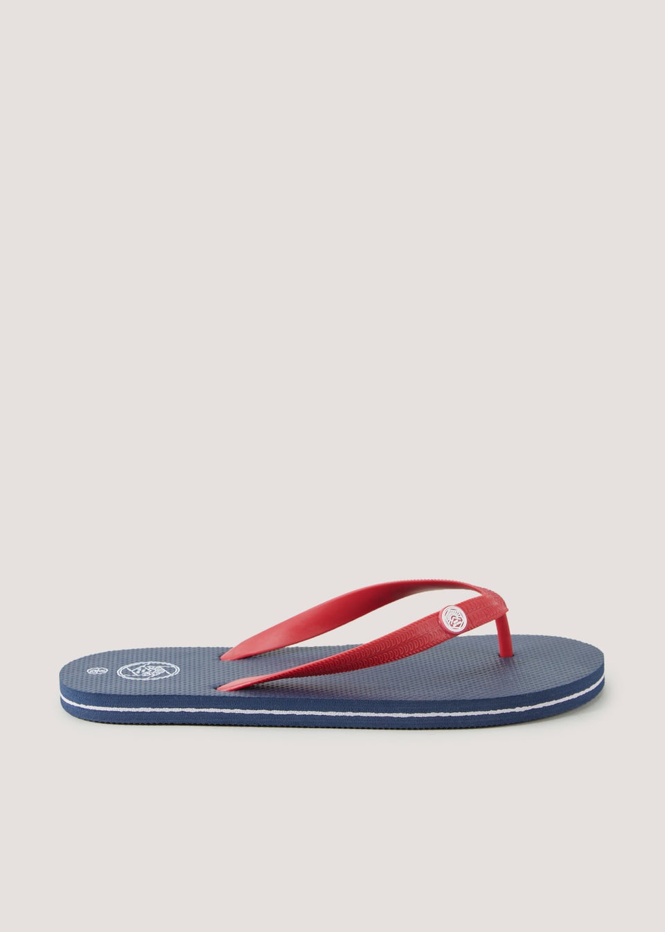 Navy Stripe Flip Flops Matalan