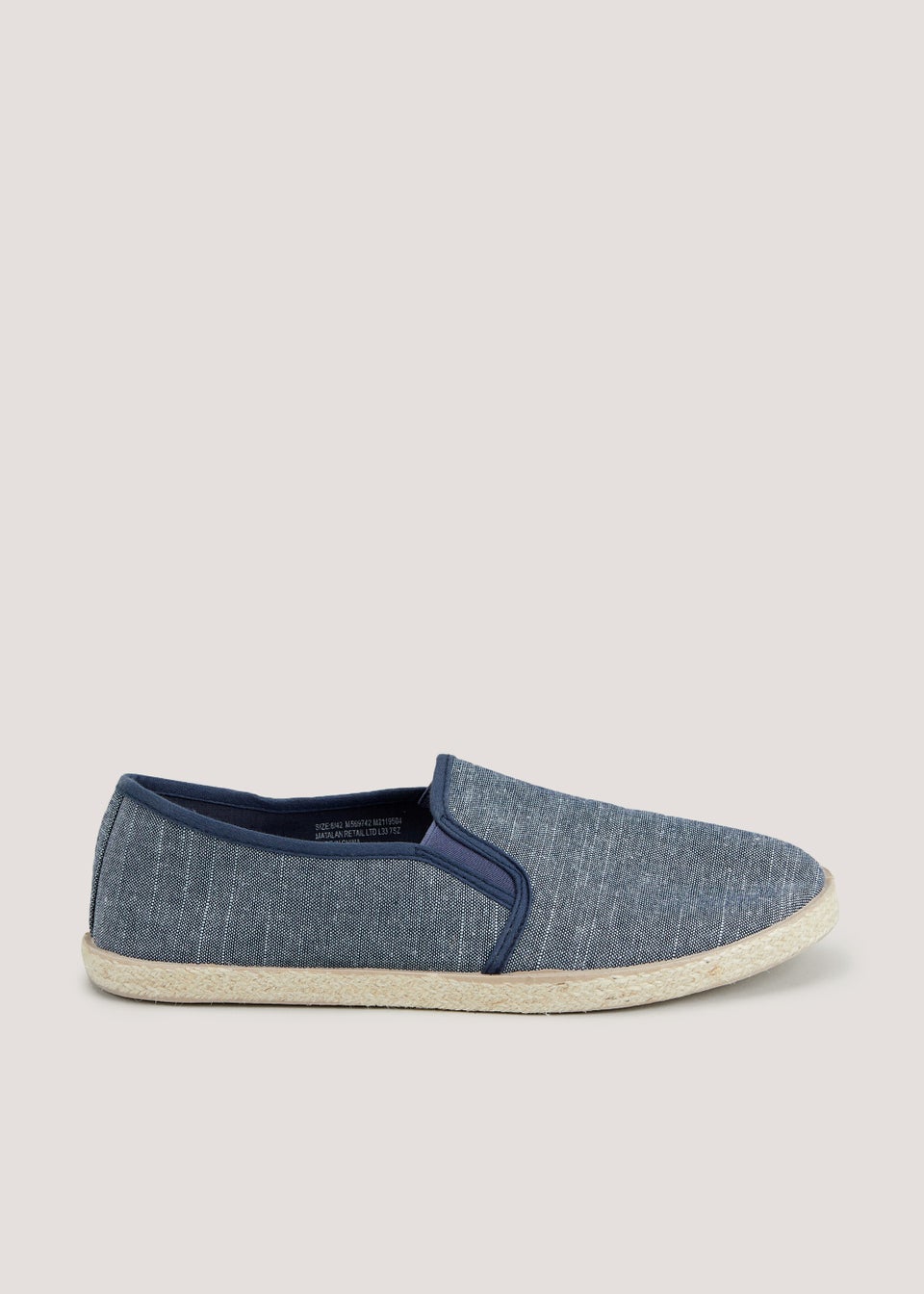 Navy Slip On Pumps Matalan