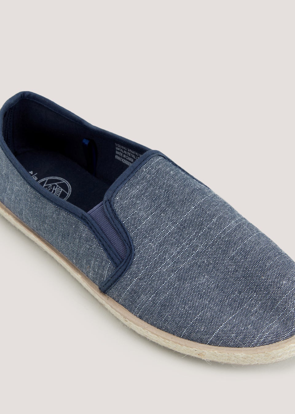 navy slip on pumps