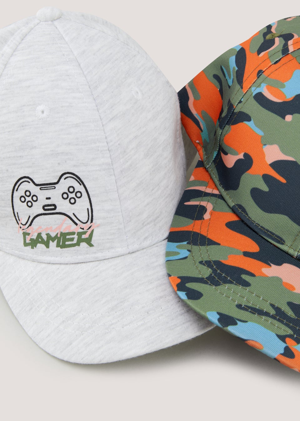 Boys 2 Pack Caps (713yrs) Matalan