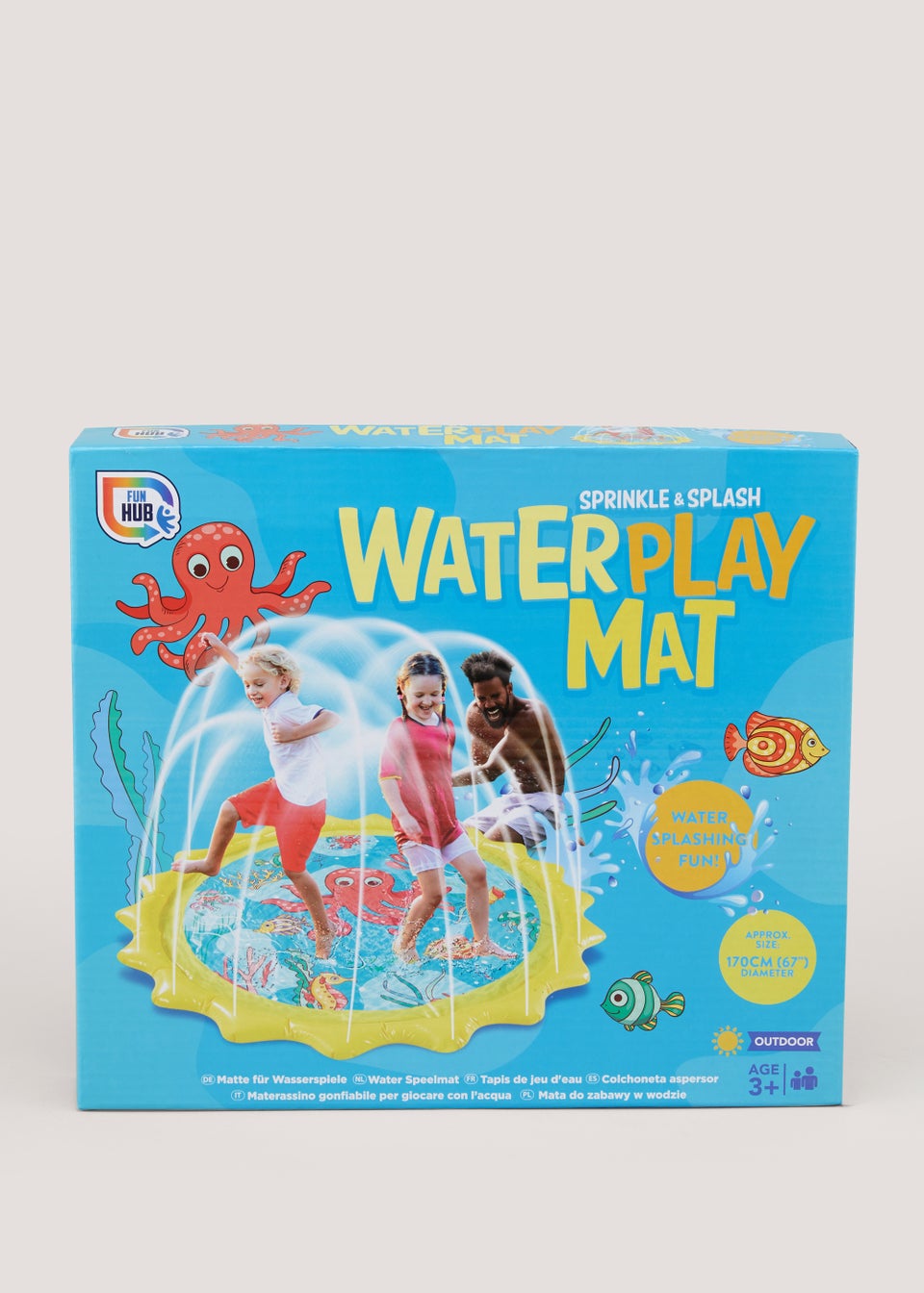 Kids water shop play mat