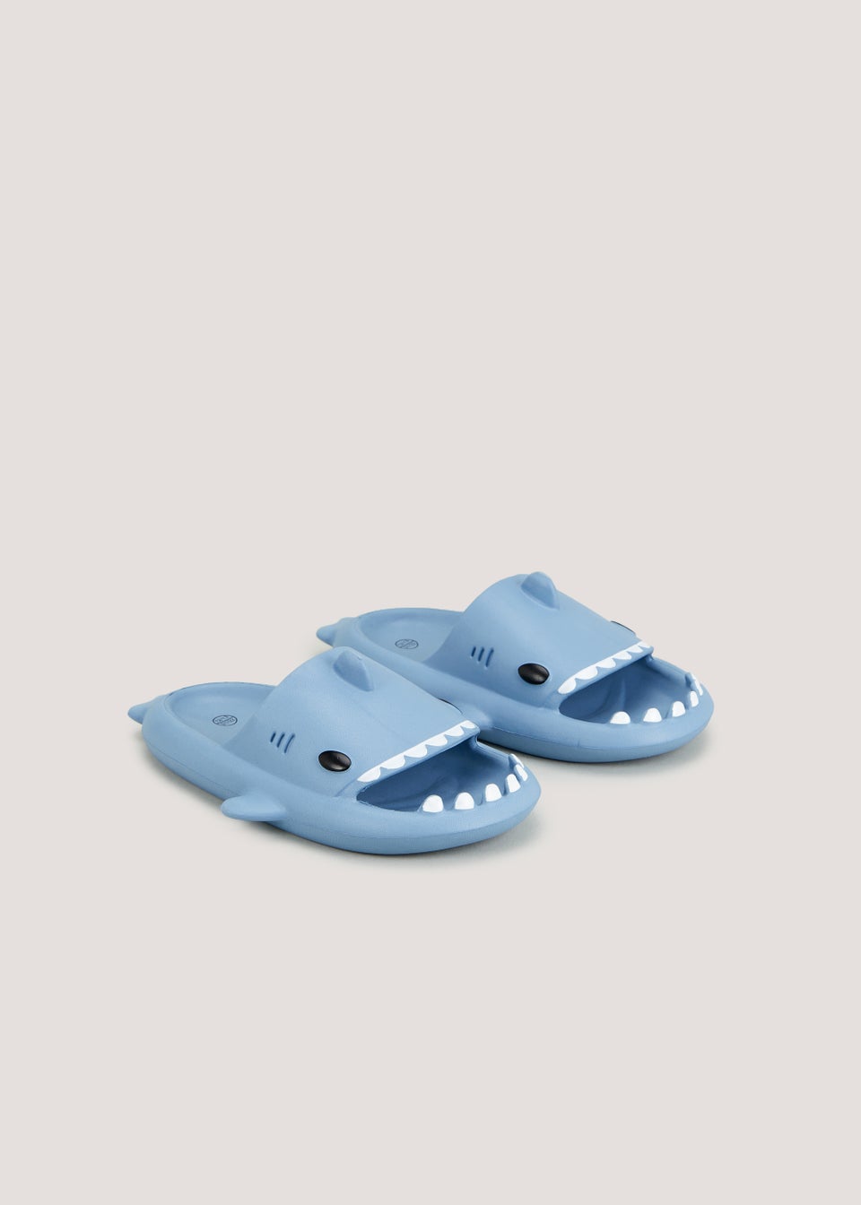 Boys Blue Shark Sliders (Younger 10-Older 2)