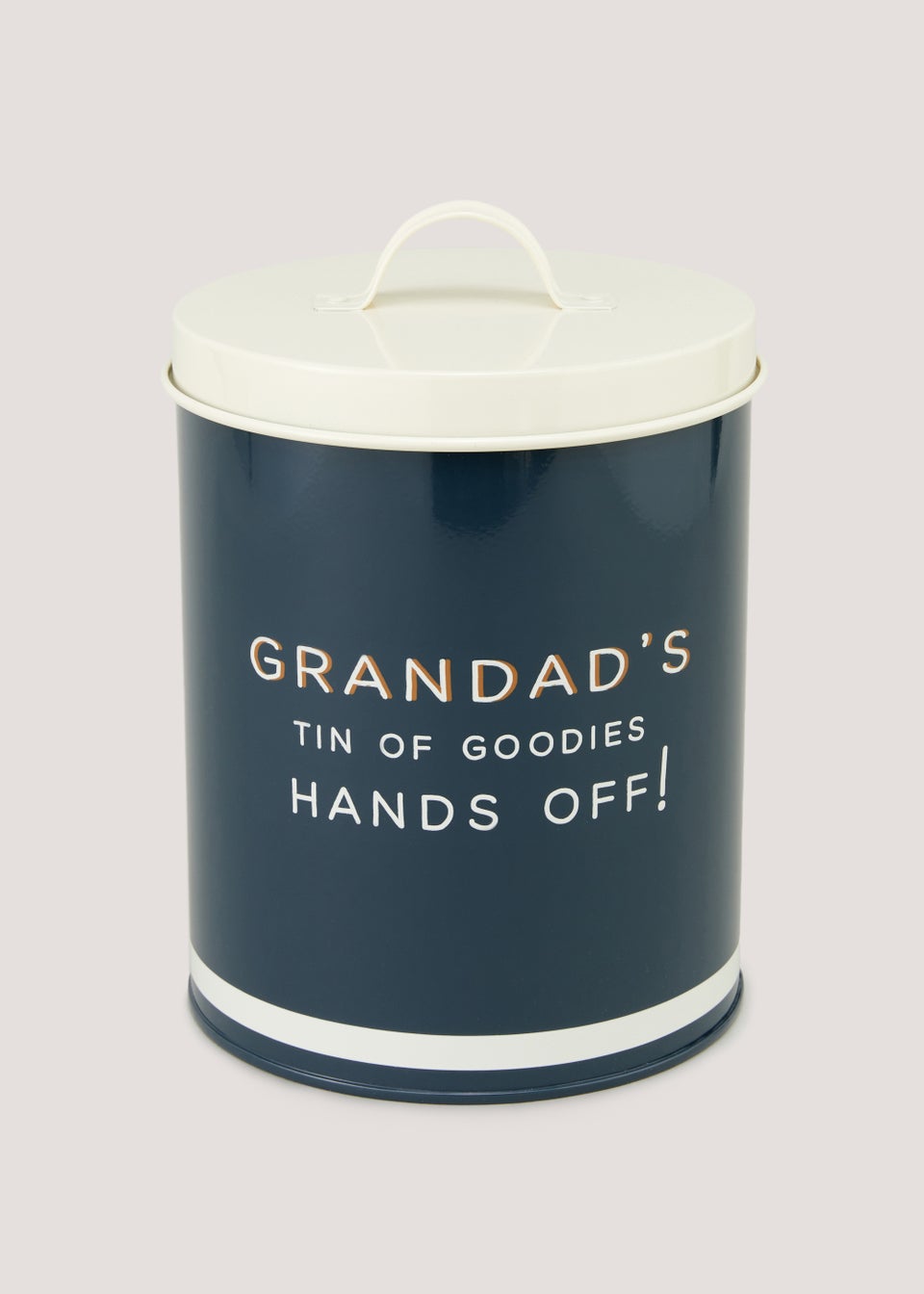 Grandad Treat Tin (14cm x 9.5cm x 18cm)