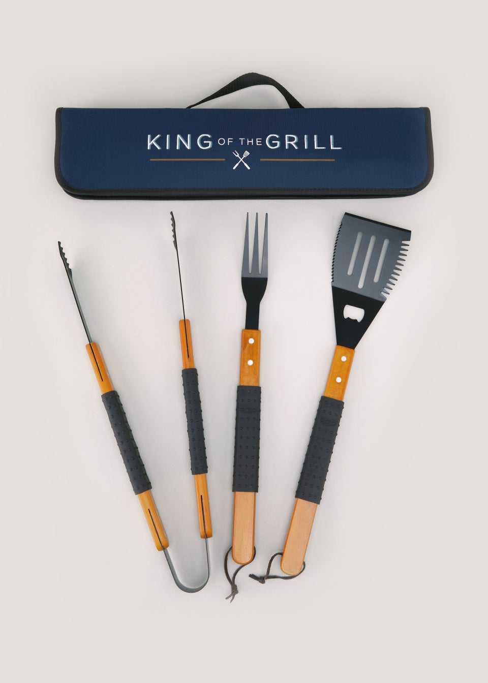 BBQ Grill Tool Set King of The Grill