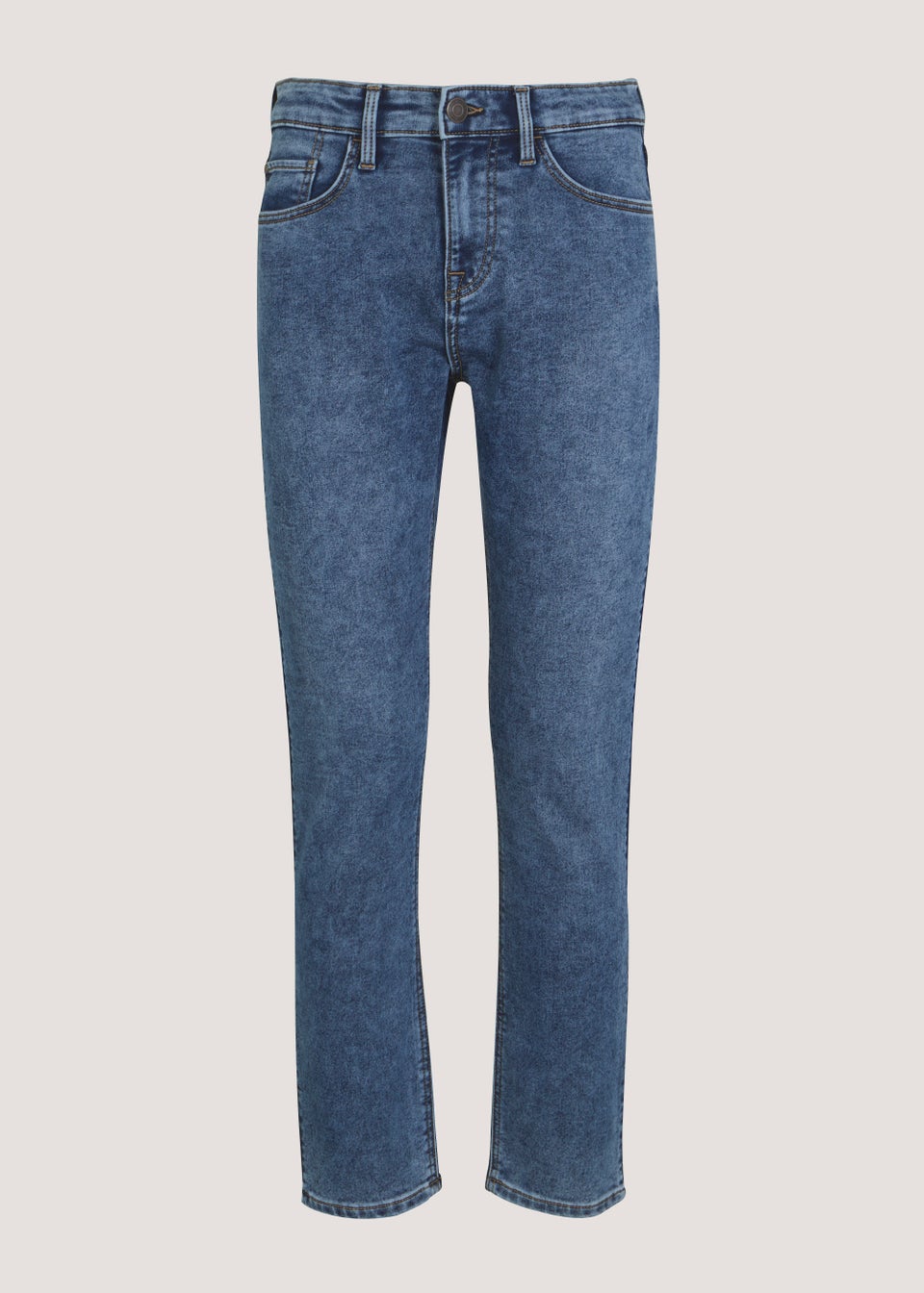 Mid Wash Ultra Comfort Skinny Fit Jeans