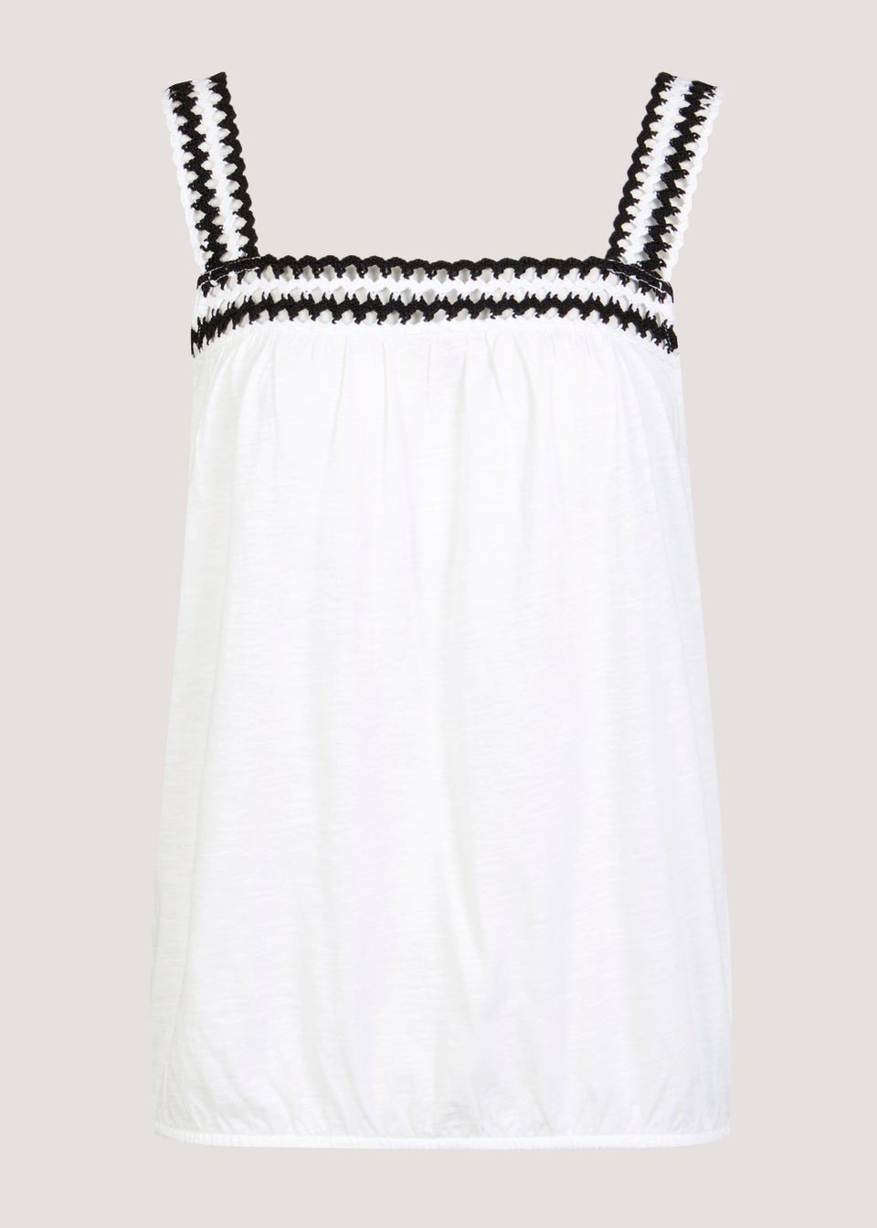 White Crochet Lace Top