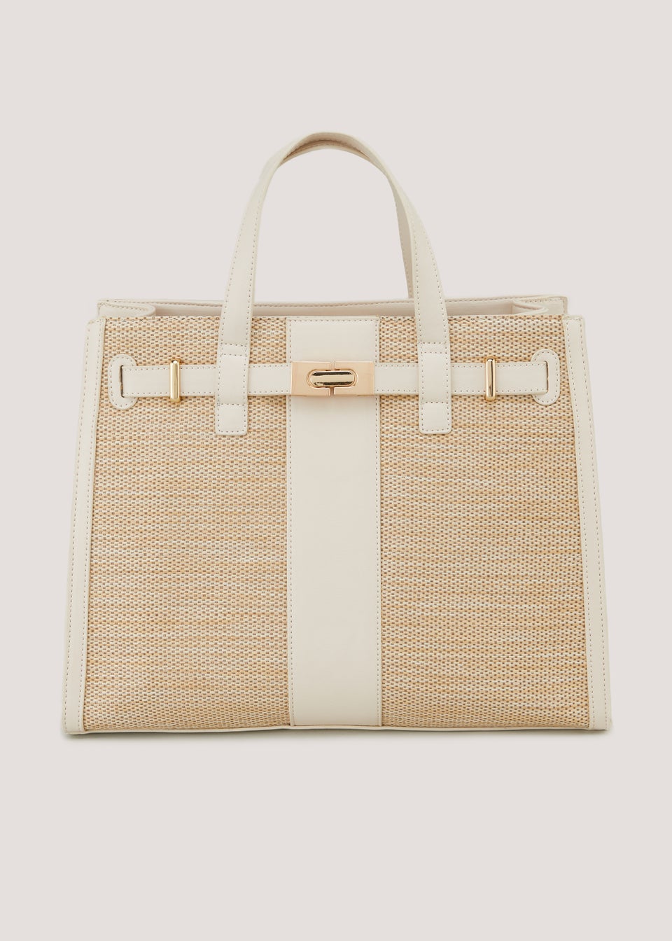 Natural Raffia Tote Bag