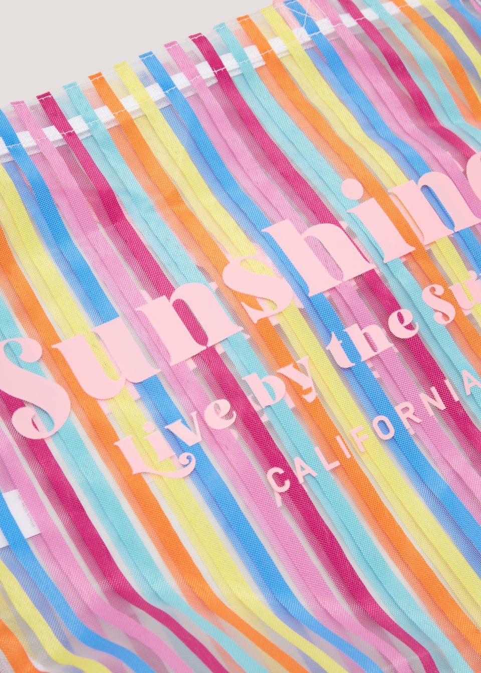 Multicoloured Sunshine Mesh Bag